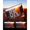Stouchi, 2 Displayport kabelių pakuotė 1.4 240hz, 1.2m/4ft Dp1.4 palaiko 8k @ 60hz, 4k @ 60hz/144hz/120hz, 5k @ 60hz/120hz, 2k @ 165hz/240hz Vesa Freesync, G-sync, 32.4 Gbit/s, Hdr10 Ekranas Port