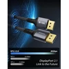 Stouchi Displayport 2.1 kabelis 2 vnt., 1.2m, 16k@60hz, 80gbps