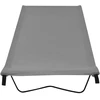 Stovyklavimo gultas, pilkas, 180x60x19cm, audinys ir plienas