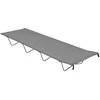 Stovyklavimo gultas, pilkas, 180x60x19cm, audinys ir plienas