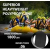 Strapworks didelio stiprumo polipropileno juosta - didelio stiprumo poli juosta lauko darbams 2" x 50 jardų ruda
