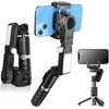 Strbdyi Išmaniojo telefono stabilizatorius, gimbal mobiliojo telefono stabilizatorius, asmenukių stabilizatorius su bluetooth nuotolinio valdymo pulteliu, skirtas vlogams, "youtube", tiesioginiam vaizdo įrašui, suderinamas su "iphone"/"android" (juodas)