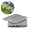 Strend Pro 4 sodo takelių rinkinys su akmens efektu pilkas pp 30x30