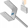 Stulpo pagrindas įmūrymui Ps120u, inkaras betonui, karštai cinkuotas, 120 mm