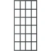 Stumdomos durys su įrangos rinkiniu, 90x205cm, ESG ir aliuminis