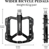 Sturme dviračio pedalai su 3 sandariais guoliais Cnc aliumininiai Mtb 9/16 colio neslystantys apsaugoti nuo dulkių skirti kalnų dviračiui/plento Dviračiui/e-dviračiui/bmx/miesto dviračiui
