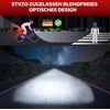 Stvzo (vokietijos kelių eismo licencijavimo taisyklės) patvirtintas dviračio žibintų rinkinys Usb baterija Led dviračio žibintų rinkinys su priekiniais ir galiniais žibintais, dviračių žibintai vaikams ir suaugusiems