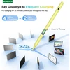 Stylus Pen Pro, skirtas Ipad 2018–2024, Ipencil 2-os kartos, skirtas Ipad su delno atmetimu ir pakreipimo jautrumu, pieštukas, skirtas Ipad 10/9/8/7/6, Ipad Mini 6/5, Ipad Air 5/4/3, Pro 11/12.9" geltonas