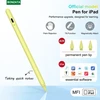 Stylus Pen Pro, skirtas Ipad 2018–2024, Ipencil 2-os kartos, skirtas Ipad su delno atmetimu ir pakreipimo jautrumu, pieštukas, skirtas Ipad 10/9/8/7/6, Ipad Mini 6/5, Ipad Air 5/4/3, Pro 11/12.9" geltonas