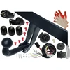 Su davikliais nuimamas priekabos kablys su 7 kontaktų moduliu Bmw X3 E83 Lci 2004-2010