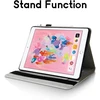 Succtopy dėklas, skirtas ipad 9.7 colių (2018/2017 modelis, 6-oji/5-oji karta)/ipad air 1/2 apsaugos dėklas itin plonas pu odos dėklas su stovo funkcija ir pieštuko laikikliu planšetinio kompiuterio dėklas, skirtas ipad 6/5, rudos spalvos