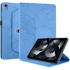 Succtopy dėklas, skirtas Ipad (a16) 11-os kartos 11 colių 2025 m., Ipad 10-os kartos 10,9 colių 2022 m. Pu odos 360° besisukantis daugia kampų apsauginis dėklas su stovo funkcija ir rašiklio laikikliu, mėlynas