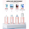 Sudeho usb atmintinė 256 gb, skirta iphone, mfi sertifikuota lightning atmintinė, stabilus duomenų perdavimas, 4-in-1 atmintinė, skirta iphone/ipad/android/pc, duomenų kopijavimas vienu spustelėjimu, rožinė