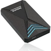 Kietasis diskas Suhsai 1tb išorinis žaidimų standusis diskas su rgb apšvietimu, nešiojamas usb 3.0 standusis diskas duomenų saugojimui/atsarginių kopijų plėtimui, hdd 2.5 colio standusis diskas, skirtas pc nešiojamam kompiuteriui mac išmaniesiems telefonams žaidimų konso