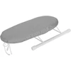 Sulankstoma mini lyginimo lenta namams ir kelionėms, nešiojama lyginimo lenta su rankovių ir apykaklių lyginimo įrankiu, stabili ir patvari (anti-scalding Sidabrinis Cloth)