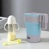 Sulankstomas virdulys, 800 ml, 110 V, 220 V, dviguba įtampa, sulankstomas kelioninis virdulys, nešiojamas mažas elektrinis arbatinukas su teleskopine rankena ir daugiafunkciniu skydeliu