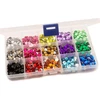 Summer-ray N703 7mm rhinestones laikymo dėžutėje, įvairių spalvų