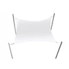 Sun Shade vandeniui atspari apsaugos nuo saulės burė konstrukcijai ant stogo, balta, 4x4