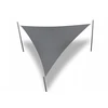 Sun Shade vandeniui atspari trikampė pavėsinė burė, pilka, 3,5x3,5x3,5 m