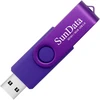 Sundata 16 Gb Usb atmintinė 4 vienetai Usb 2.0 atmintinė sukama metalinė (4 mišrios spalvos: mėlyna, žalia, violetinė, rožinė)