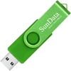 Sundata 16 Gb Usb atmintinė 4 vienetai Usb 2.0 atmintinė sukama metalinė (4 mišrios spalvos: mėlyna, žalia, violetinė, rožinė)