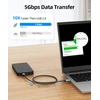 Sunguy usb 3.0 kabelis, 1.5 m usb a - usb a duomenų perdavimo jungties kabelis, suderinamas su spausdintuvais, nešiojamaisiais kompiuteriais, standžiaisiais diskais ir fotoaparatais