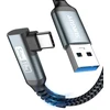 Sunguy usb c kabelis kampu, 2 m android automobilinis kabelis nailoninis kampinis 5 gbps usb c kabelis suderinamas su iphone 16/15 pro max, galaxy s24/s24+/s23/s22, p30 lite, redmi 10