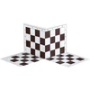 Sunrise Chess & Games dviguba sulankstoma plastikinė šachmatų lenta Nr. 6, balta/ruda