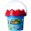 Super Mario kūdikio kibirėlių rinkinys, žaislai smėliui, 5 dalys, kibirėlis, sietelis, kastuvas, grėblys, laistytuvas, 11 cm, skersmuo: 14 cm, nuo 10 mėnesių, žalias
