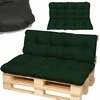 Superkissen24 Sodo baldų pagalvėlės iš palečių, vandeniui atsparus 2 vnt. komplektas 120x80+120x38