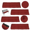 Superkissen24 Sodo pagalvėlių komplektas 120x38, vandeniui atsparios, idealiai tinka suolui, 4 vnt., bordo spalvos