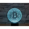 Lova Superruidalong 3d bitcoin naktinės lempos su nuotolinio valdymo pulteliu, 16 spalvų iliuzija, akrilinė led stalinė lempa prie lovos, vaikų miegamojo stalo dekoras, gimtadienio dovanos, žaislas vaikams