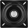 Suppro Pasukamas padėklas Turntable Seat, 360° besisukantis Lazy Susan guolis, galvanizuotas plienas virtuvės stalviršiams, spintelėms, televizorių staliukams, Turntable guolis (juodas, 6 colių storio)