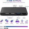 Surface Pro Usb dokstotelė, Bawanfa aliumininis Surface Pro 4/5/6 Usb 3.0 šakotuvas su 4k Hdmi, 1 x Usb 3.0 prievadas, 2 x Usb 2.0 prievadai, Sd/micro Sd kortelių skaitytuvas, skirtas Microsoft Surface Pro 4/5/6