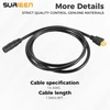 Surieen Dc 8 mm į Xt60 maitinimo kabelis, 1,5 m 14 Awg Xt60 lizdo adapterio kabelis skirtas saulės moduliui, nešiojamai elektrinei, saulės generatoriui (dc 8 mm moteriškas)