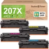 Swiss toner 207x suderinamas su hp 207x (su lustu) skirtas hp color laserjet pro mfp m283fdw toner juodas mfp m283fdw m283fdn m255dw m282nw skirtas 207x 207a w2210a w2210x w2211x w2212x w2221x w2212x w22213x