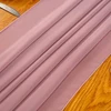 Swsen 6 vnt. šifono stalo takelių, dulkėta rožinė, 300 x 30 cm, vestuvinis stalo takelis, plaunamas romantiškas vestuvinis takelis vestuvėms, gimtadieniui, mergvakariui, kūdikio sutiktuvių vakarėliui, stalo dekoravimui