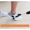 Syl Fitness kojų dirželiai treniruokliams su trosais ir pasipriešinimo juostomis - blauzdos dirželiai sėdmenų formavimui, skirti sėdmenų treniruotėms - kojų pasipriešinimo treniruotės namuose ir sporto salėje (juodi, moteriški, 1 pora)