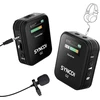 Synco G2(a1) atlapinis mikrofonas 150 m atstumas 2.4g belaidžio mikrofono sistema su 1 imtuvu + 1 siųstuvu + 1 atlapiniu mikrofonu Tft ekranas 3.5 mm kištukas išmaniesiems telefonams, kameroms, vaizdo kameroms, vlogams