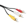 System-s Rca 3 Rca Kabelis 15m Vyriškas-vyriškas Stereo Av