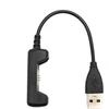 System-s usb 2.0 kabelis 10 cm įkrovimo kabelis, skirtas fitbit flex 2 išmaniajam laikrodžiui, juodas