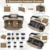 Taaoka dslr fotoaparato krepšys, slr fotoaparato krepšys, fotoaparato krepšys pakabinimui, vandeniui atsparus fotoaparato krepšys su trikojo laikikliu, krepšys fotografams ant peties, rudas, madingas