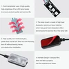 Taben rgb automobilio kojų apšvietimo rinkinys su programėlės valdymu + rf nuotolinis valdymas, 16,7 milijonų spalvų, sinchronizuojamas su muzika, usb kabelis, automobilio vidaus kojų atmosfera, šviesa dc 12v