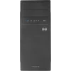 Tacens 2initiox, Pc dėklas Atx Semi-tower, 12 cm šoninis ventiliatorius, šlifuoto aliuminio priekis, plienas, juodas
