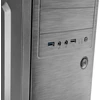 Tacens 2initiox, Pc dėklas Atx Semi-tower, 12 cm šoninis ventiliatorius, šlifuoto aliuminio priekis, plienas, juodas
