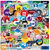 Tacomexi 108 vnt. nešiojamojo kompiuterio lipdukų, skirtų programuotojams, su programavimo kalbų lipdukais, It logotipais C++ Python Linux Swift, skirtiems geek'ams, inžinieriams, hakeriams, programuotojams