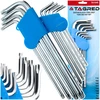 Tagred Torx security hex raktų rinkinys T15-t55 9 vnt.