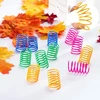 Taimeimao 20 vnt. kačių žaislų rinkinys, plastikinės spiralinės spyruoklės, spiralinis žaislas katei, naujoviškos spalvingos spiralinės spyruoklės naminiams gyvūnams, spiralinė spyruoklė katėms