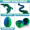 Taimeimao drakono kiaušinis su drakonu, 3d drakono kiaušinis, 3d spausdintas drakonas, 3d spausdintas siurprizas drakonas kiaušinyje, judantis drakonas, drakono žaislas, dovanų žaislas vaikams ir suaugusiems