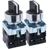 Taiss 2 x Rotacinis pasirinkimo jungiklis 22 mm 3 pozicijos 440 V 10 A